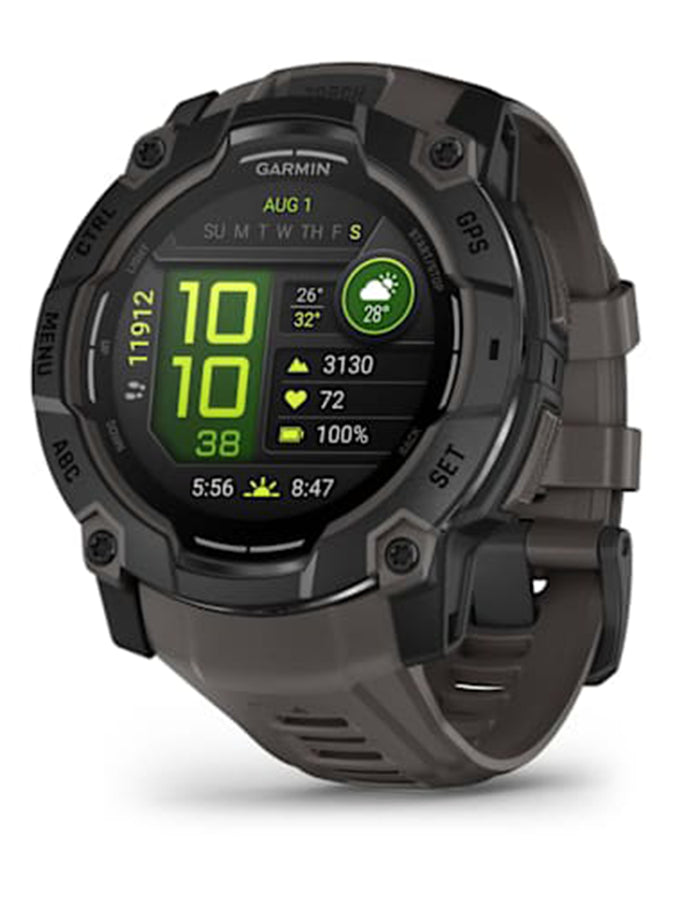 Garmin Instinct 3 50mm Amoled Black/Charcoal Watch | BLACK/CHARCOAL
