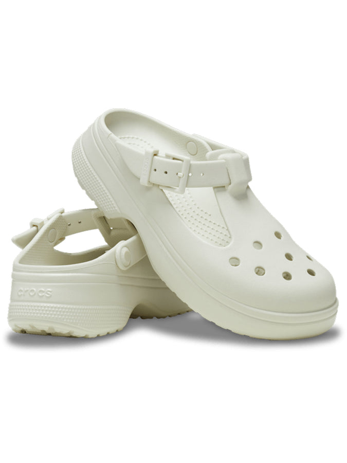 Crocs Classic Clog Mary Jane Linen Shoes | LINEN (0HZ)