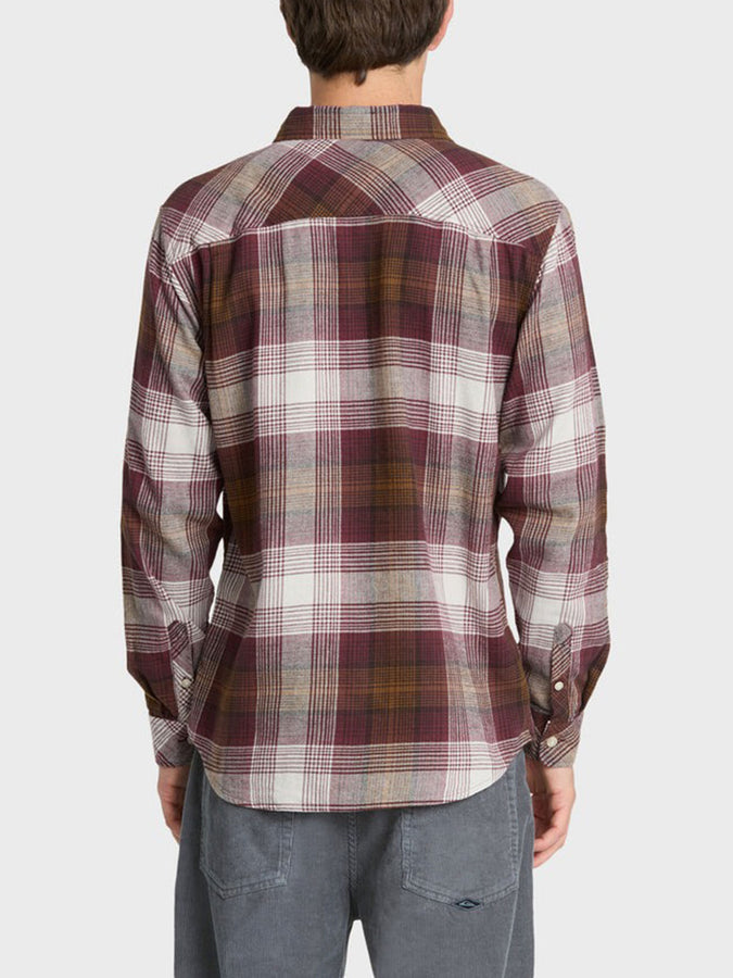 Quiksilver Avalon Flannel L/S Buttondown Shirt Fall 2026 | OXBLOOD RED (OXR)