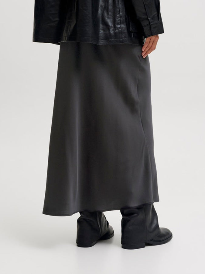 Jjxx Tine Satin Skirt Fall 2026 | BLACK