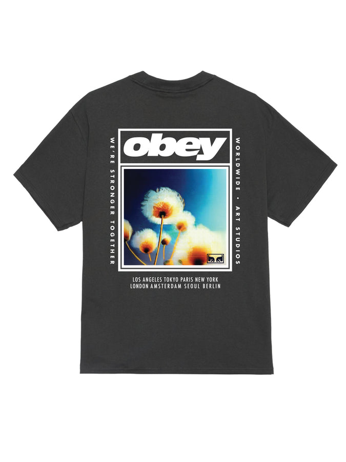 Obey Stronger Together T-Shirt Fall 2026 | VINTAGE BLACK (VBL)