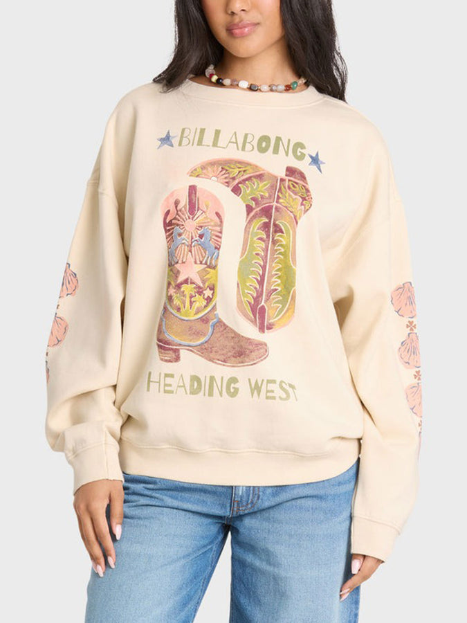 Billabong Ride In Crewneck Sweatshirt Fall 2026 | WHITE CAP (WCP)