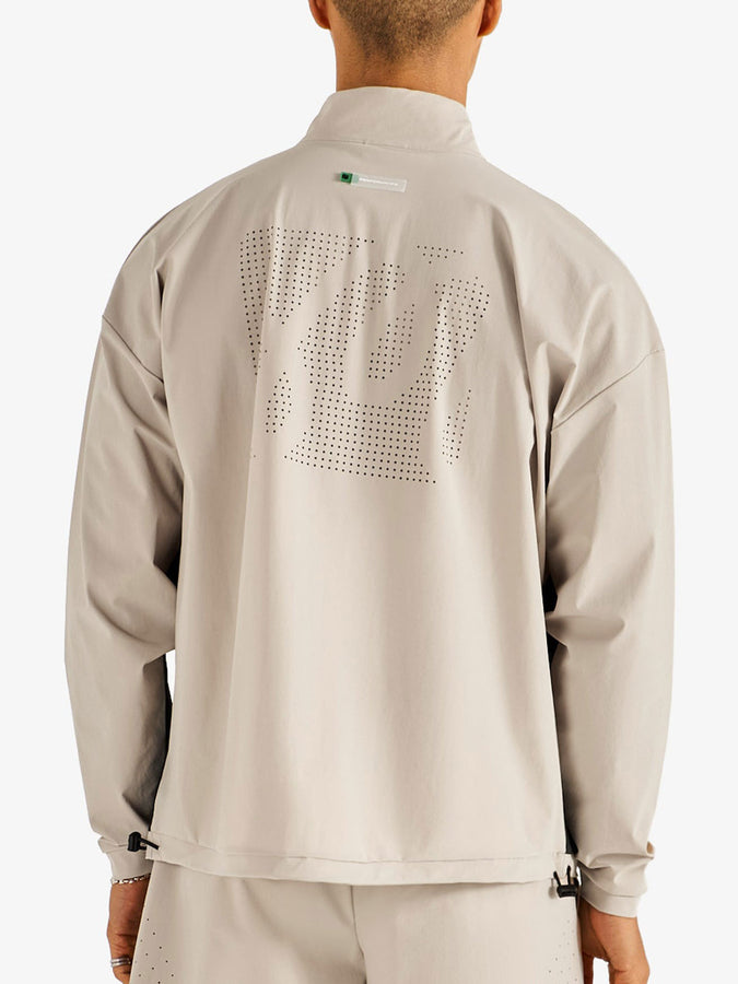 Malbon Performance 1/4 Zip Shell Pullover Jacket Fall 2026 | TAN