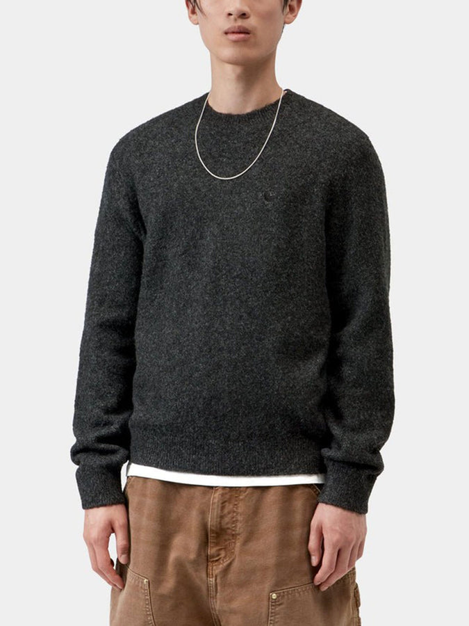 Carhartt WIP Curtis Sweater Fall 2026 | TANGLED BLACK (3Z8XX)
