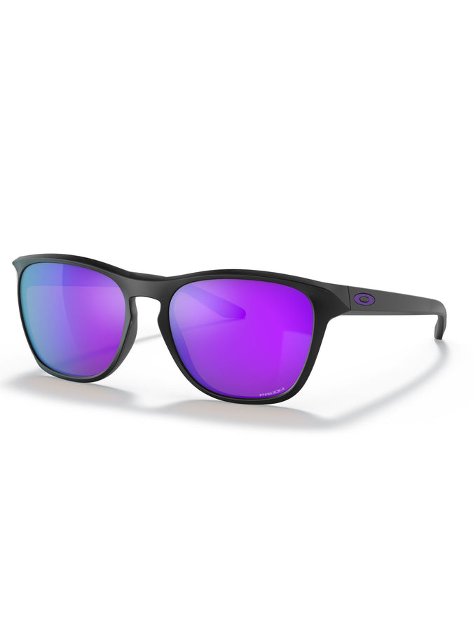 Oakley Manorburn Matte Black/Prizm Violet Sunglasses | MATTE BLACK/PRIZM VIOLET