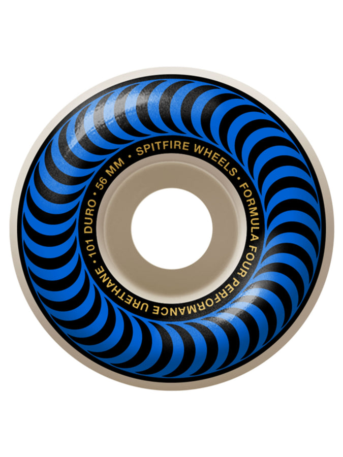 Spitfire F4 Classic 101DU Skateboard Wheels | NATURAL/BLUE