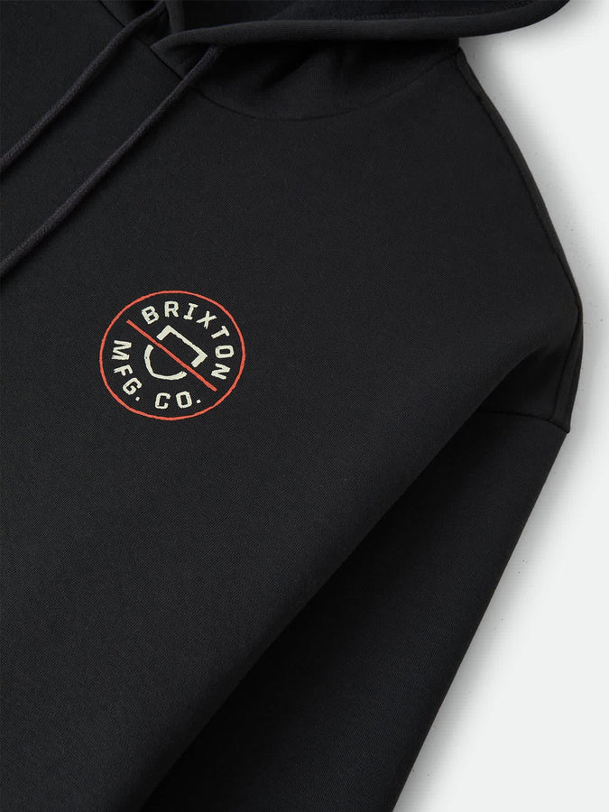 Brixton Crest II Hoodie Fall 2026 | BLACK