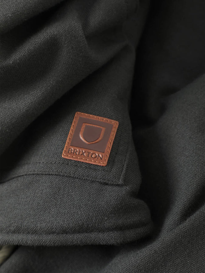 Brixton Builders Abraham Reversible Vest Fall 2026 | BLACK/OLIVE SURPLUS