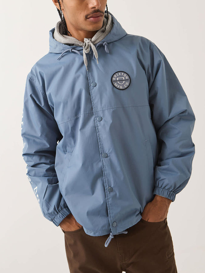 Brixton Hooded Claxton Lightweight Jacket Fall 2026 | SLATE BLUE