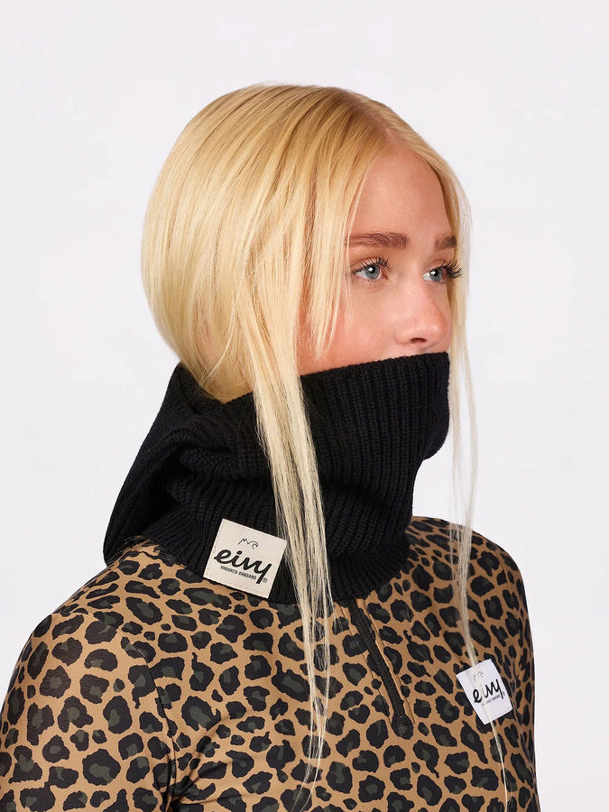 Eivy Foldable Knit Balaclava Beanie | BLACK
