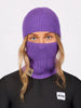 Eivy Foldable Knit Grape Balaclava Beanie
