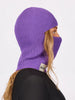 Eivy Foldable Knit Grape Balaclava Beanie