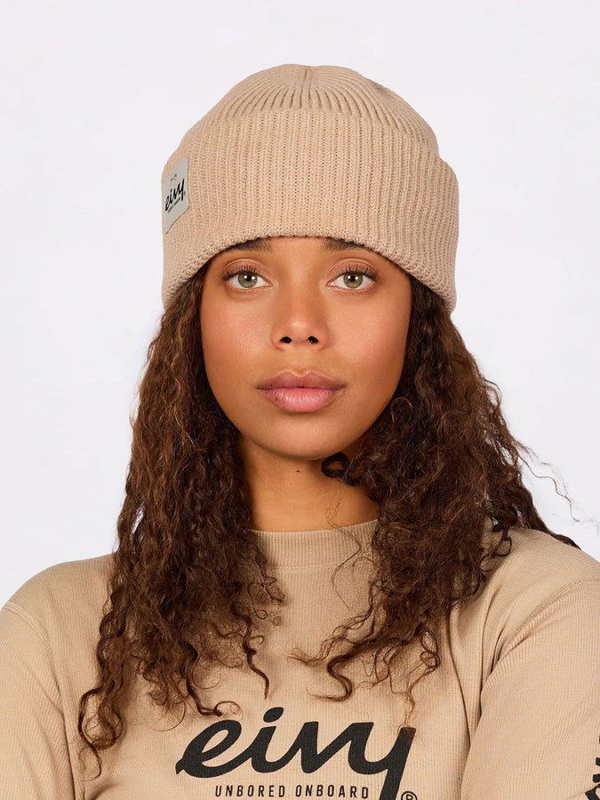 Eivy Foldable Knit Sand Balaclava Beanie | SAND