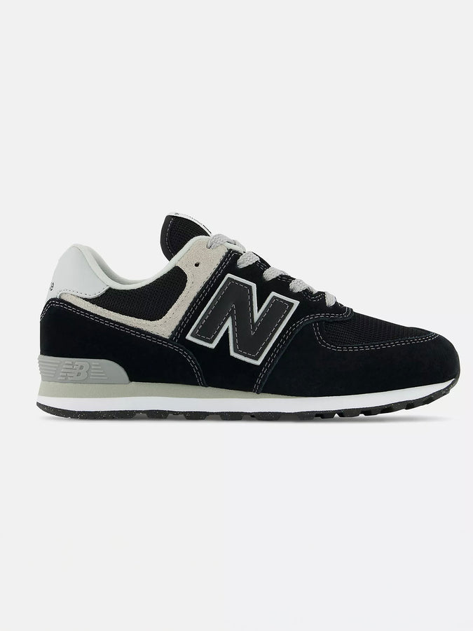 New Balance 574 Noir/Blanc Shoes Spring 2025 | BLACK/WHITE