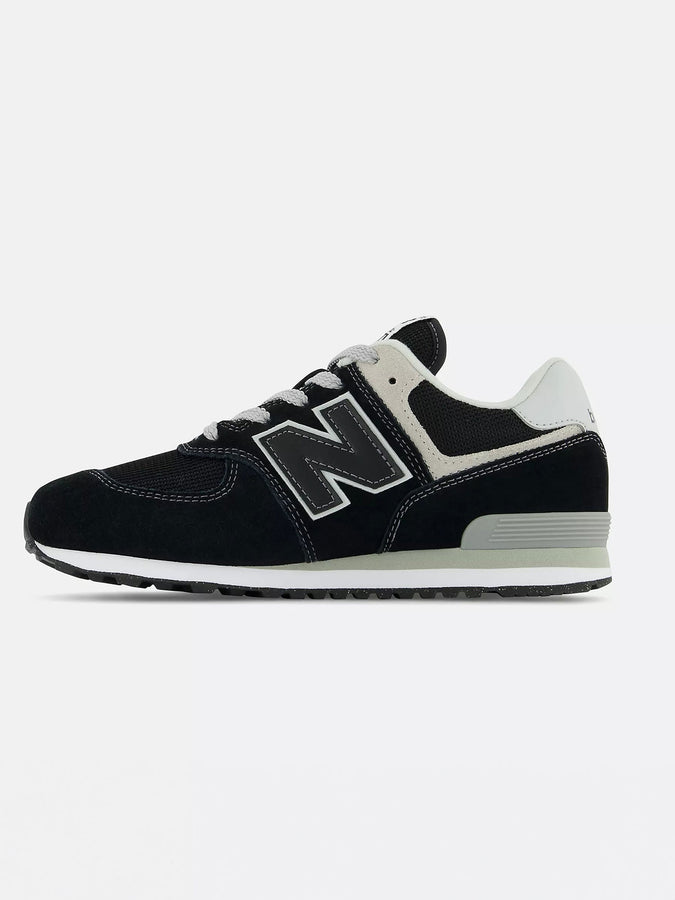 New Balance 574 Noir/Blanc Shoes Spring 2025 | BLACK/WHITE