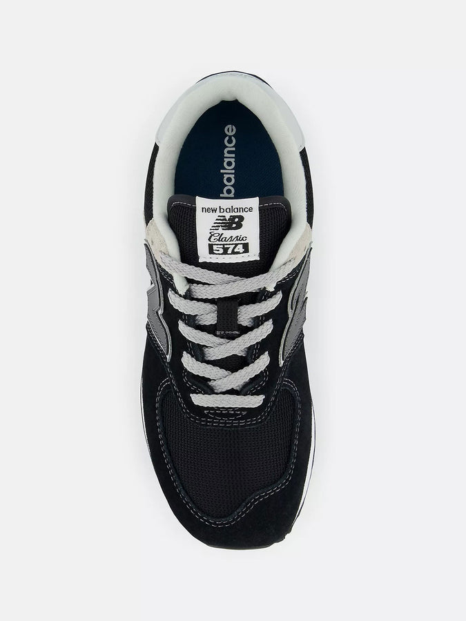 New Balance 574 Noir/Blanc Shoes Spring 2025 | BLACK/WHITE