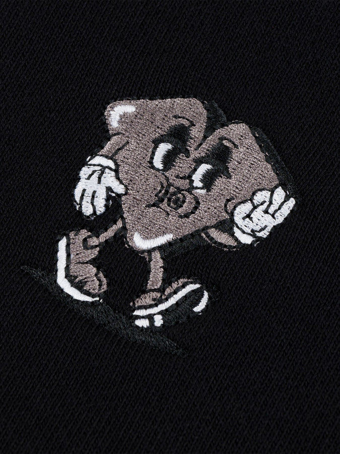 Loviah Heartman Black Crewneck Sweatshirt Fall 2026 | BLACK
