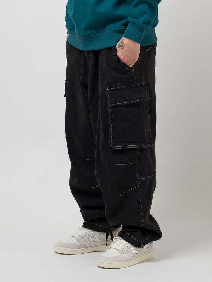 Loviah Heavy Duty Cargo Jeans Spring 2026 | BLACK WASH DENIM
