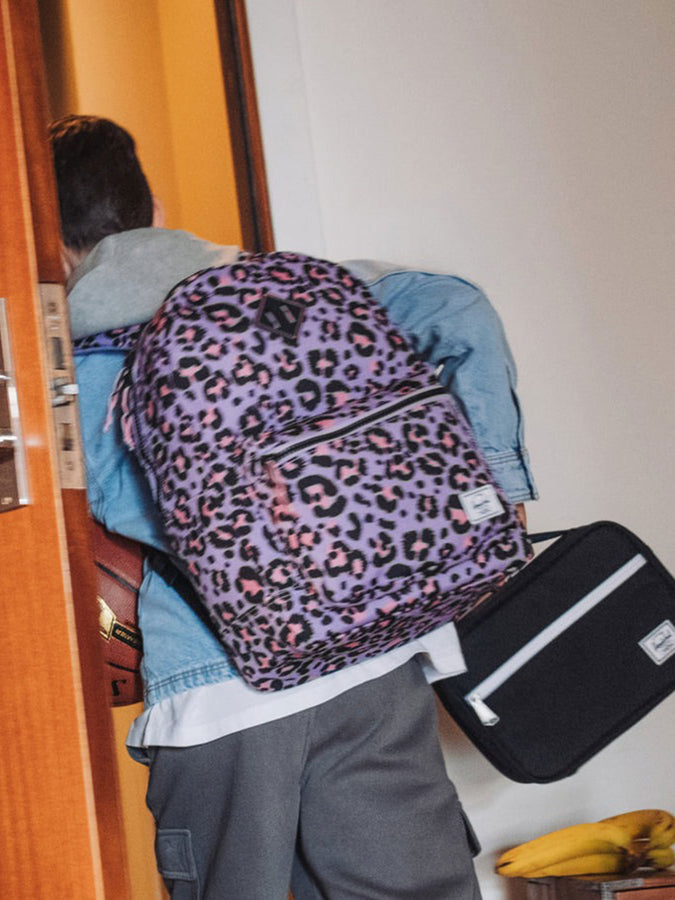 Herschel Heritage Backpack | SCRB LEOPARD SCHT PINK (07402)