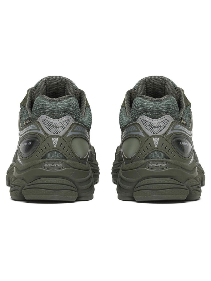 Saucony GORE-TEX Progrid Omni 9 Fatigue/Silver Shoes Fall 2026 | FATIGUE/SILVER