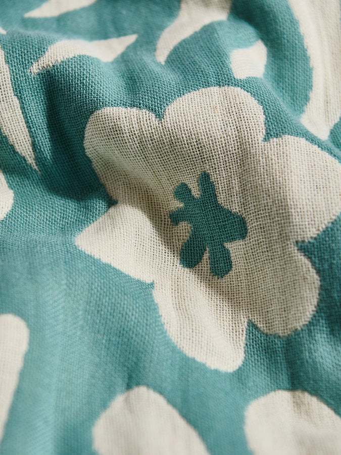 Slowtide Sunny Driftweave Sky Blue Turkish Towel Spring 2026 | SKY BLUE