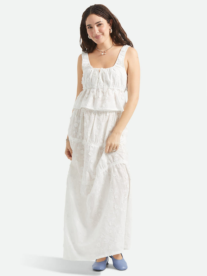 Brixton The Abigail Tie Off White Floral Tank Top Spring 2026 | OFF WHITE FLORAL