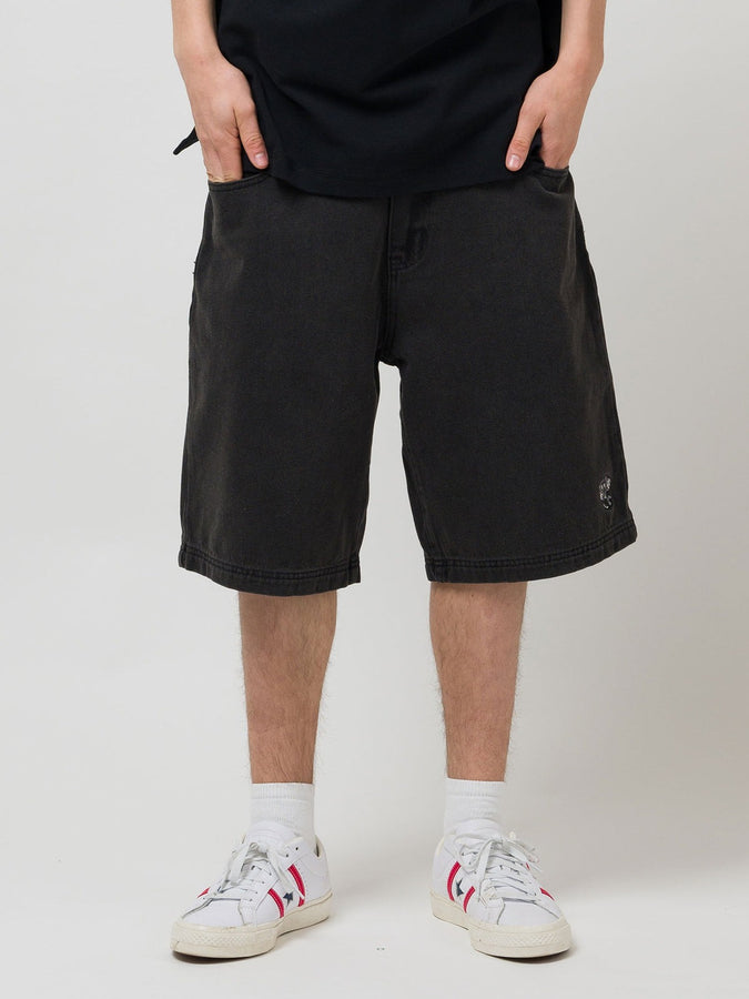 Loviah Jhort Denim Shorts Spring 2026 | BLACK WASH DENIM