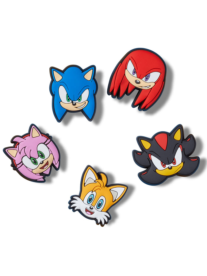 Crocs Sonic The Hedge Hog 5 pack Jibbitz | MULTI
