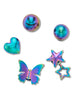 Crocs Iridescent Meta 5 Pack Jibbitz