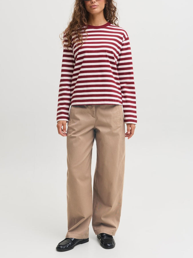 Jjxx Hazel Kira Barrel Pants Fall 2026 | PETRIFIED OAK