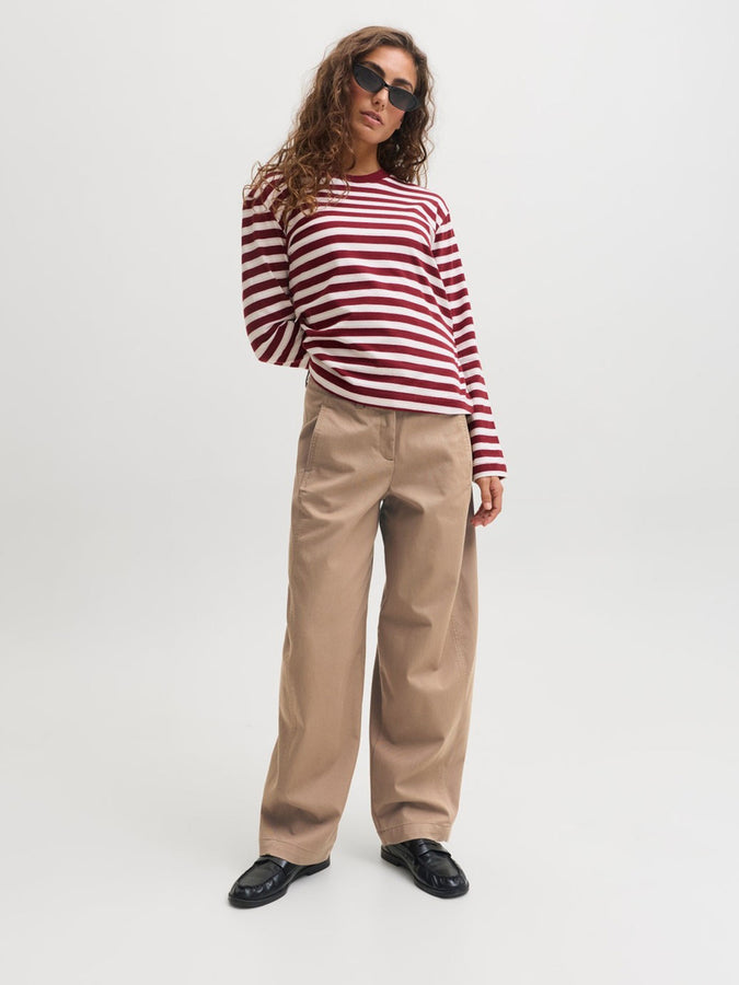 Jjxx Hazel Kira Barrel Pants Fall 2026 | PETRIFIED OAK