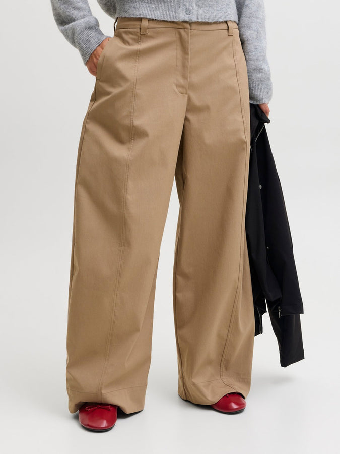 JJXX Ruby Suma Baggy Barrel Pants Fall 2026 | PETRIFIED OAK