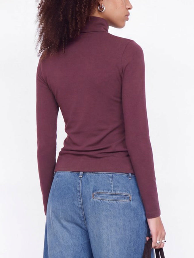 Jjxx Star High Neck Long Sleeve T-Shirt Fall 2026 | WINETASTING