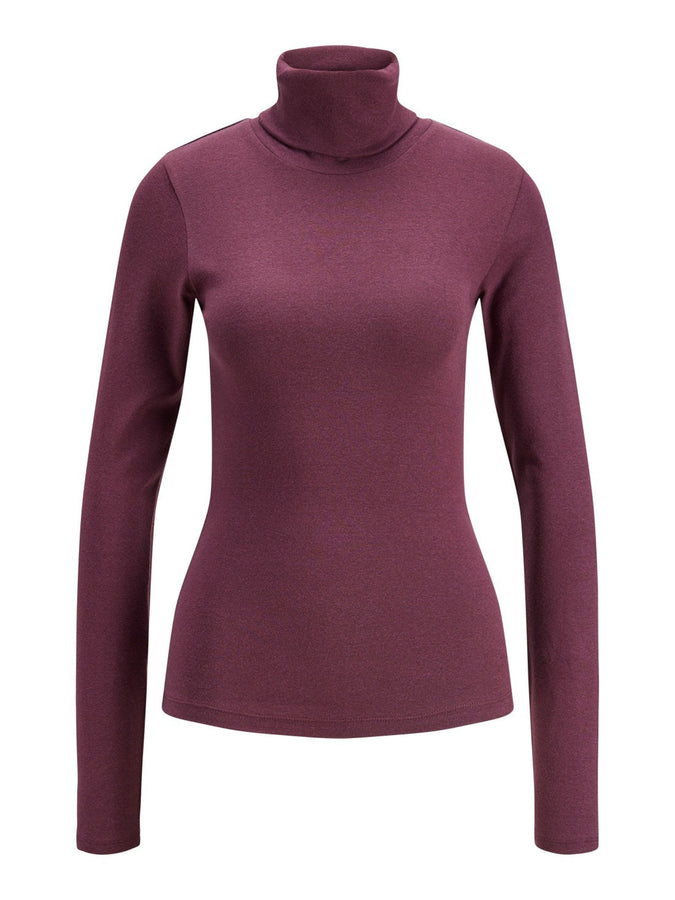Jjxx Star High Neck Long Sleeve T-Shirt Fall 2026 | WINETASTING