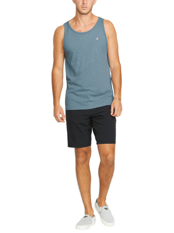 Volcom Solid Heather Tank Top Spring 2026 | STORMY BLUE (STB7)