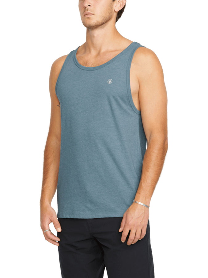 Volcom Solid Heather Tank Top Spring 2026 | STORMY BLUE (STB7)