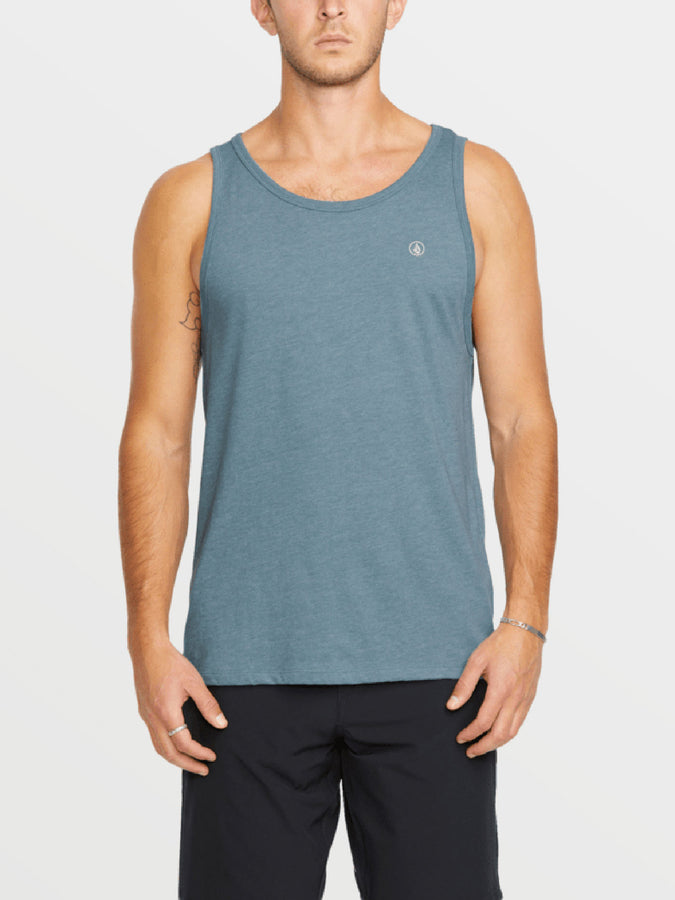 Volcom Solid Heather Tank Top Spring 2026 | STORMY BLUE (STB7)