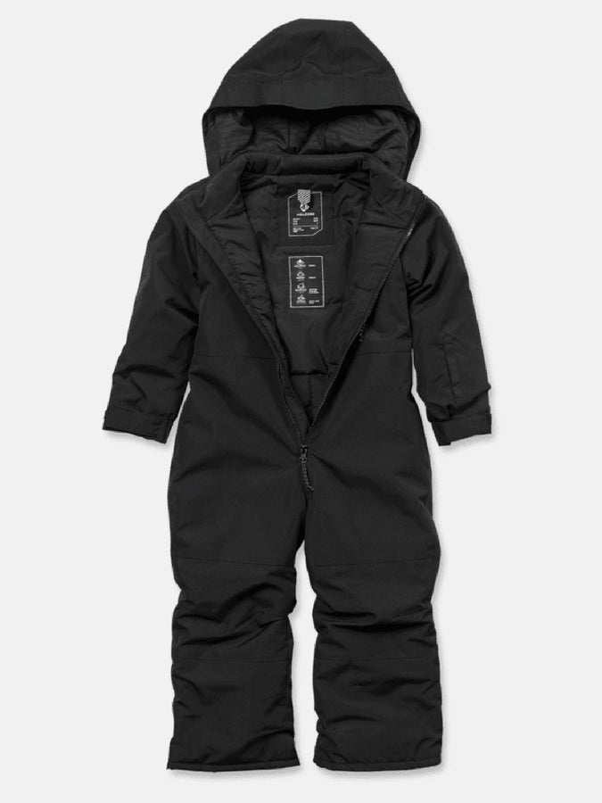 Volcom Little Flurry 2027 – Insulated One Piece (Kids 2-7) | BLACK (BLK)