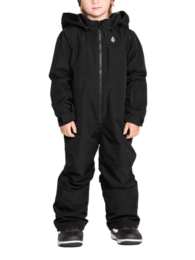 Volcom Little Flurry 2027 – Insulated One Piece (Kids 2-7) | BLACK (BLK)