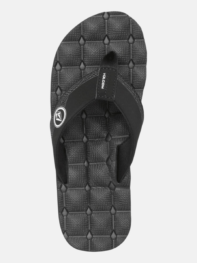Volcom Recliner 2 Sandals Spring 2026 | BLACK/WHITE (BWH)