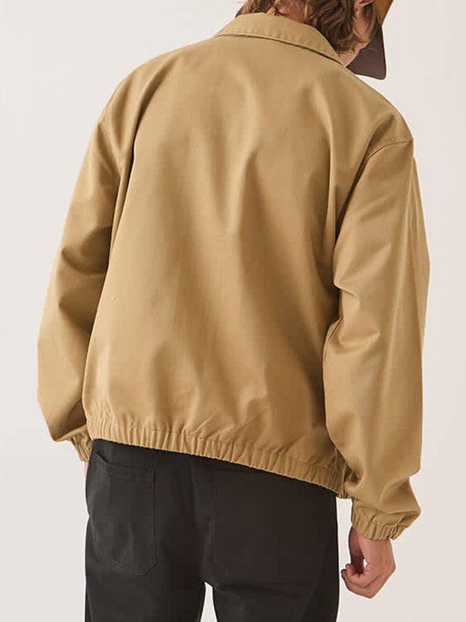 Brixton Trademark Lightweight Garage Jacket Fall 2026 | BRITISH KHAKI