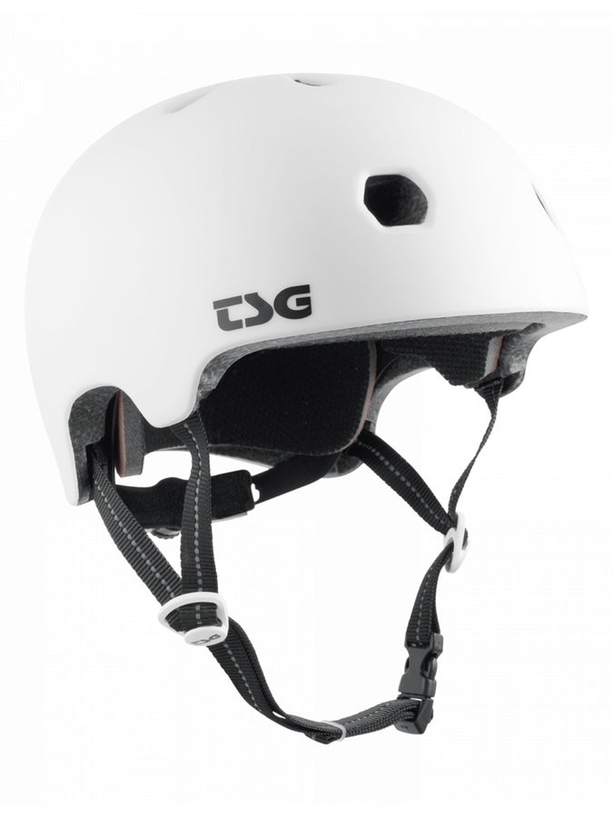 TSG Meta Solid Color Helmet | SATIN WHITE