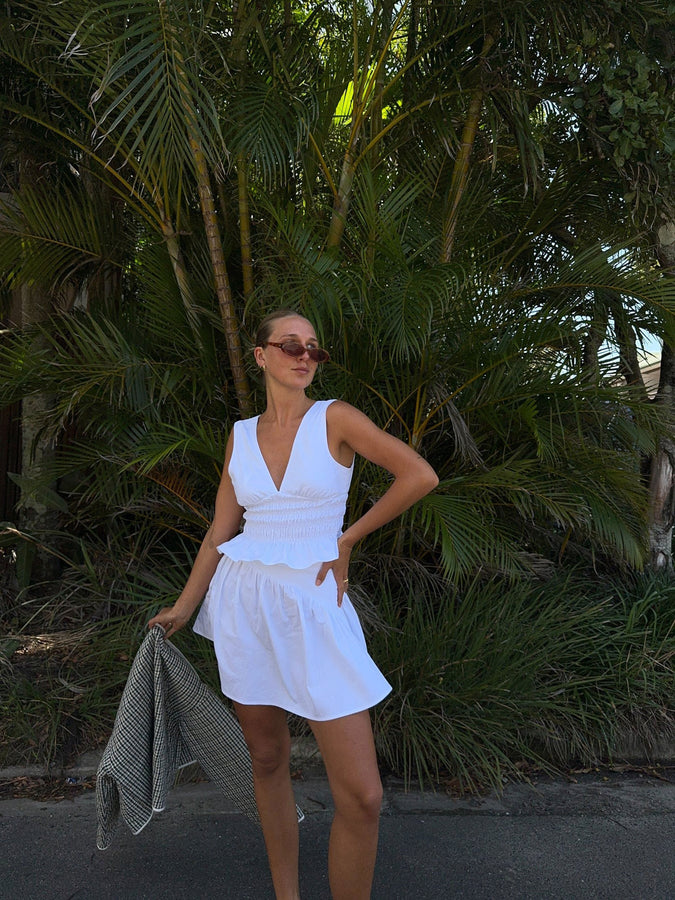 Rhythm Carlo Skirt Spring 2026 | WHITE