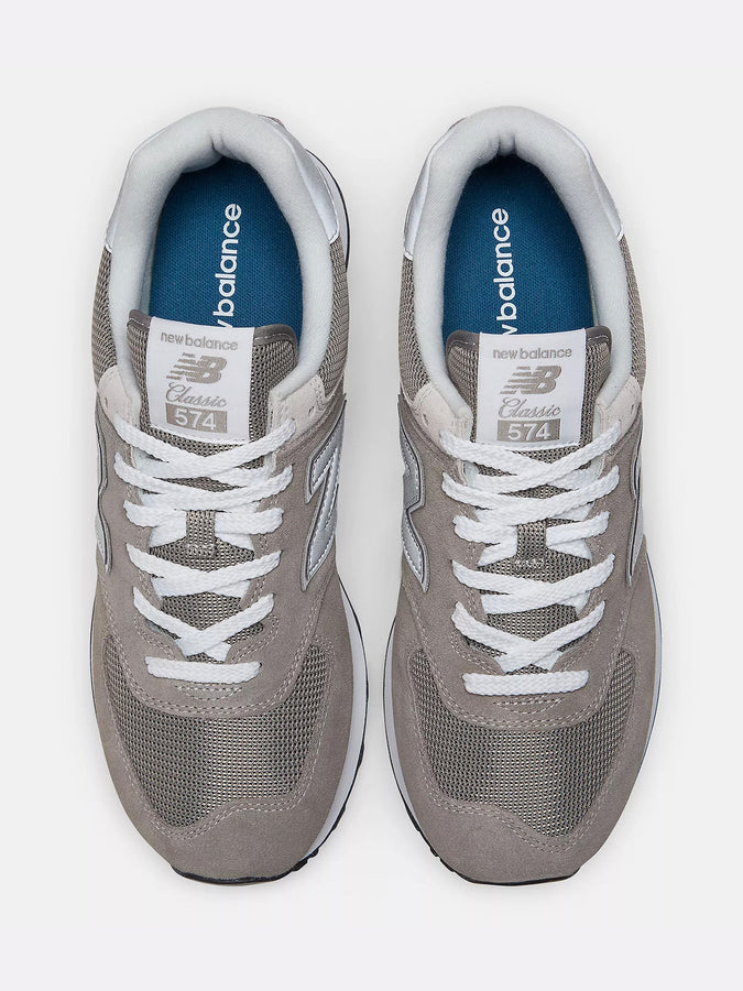 New Balance 574 Grey/White Shoes Spring 2025 | GREY/WHITE