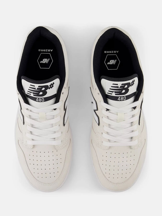 New Balance 480 White/Black Shoes | WHITE/BLACK