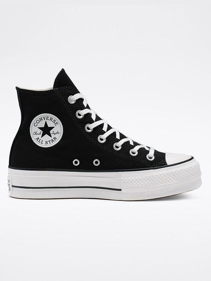 Converse Chuck Taylor All Star Platform Hi Black/White Shoes | BLACK/WHITE/WHITE