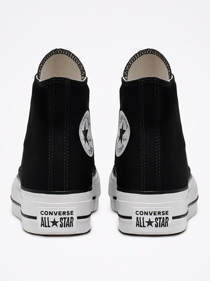 Converse Chuck Taylor All Star Platform Hi Black/White Shoes | BLACK/WHITE/WHITE