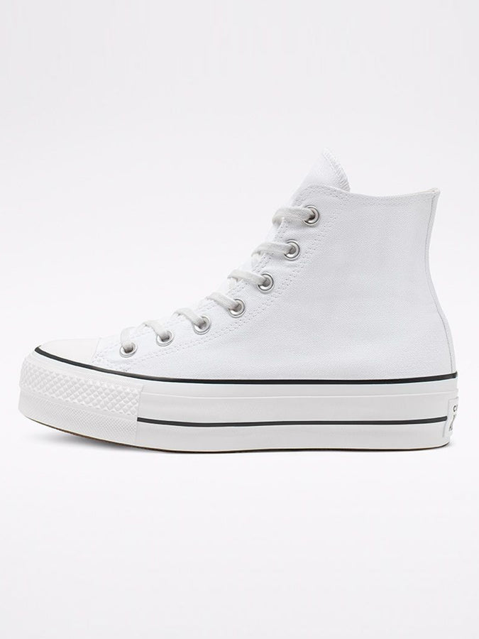 Converse Chuck Taylor AS Platform Hi White/Black/White Shoes | WHITE/BLACK/WHITE