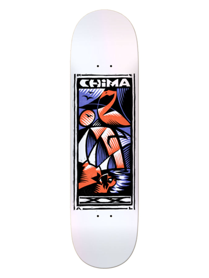 Real Chima 20 Years 8.25’’ Skateboard Deck | WHITE
