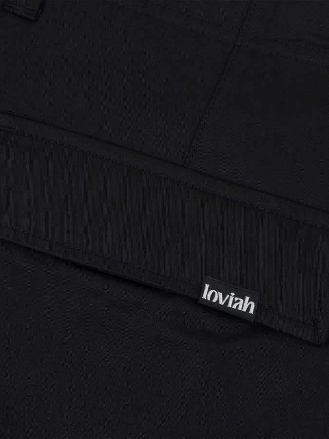 Loviah Paratrooper V2 Cotton Cargo Pants Spring 2026 | BLACK